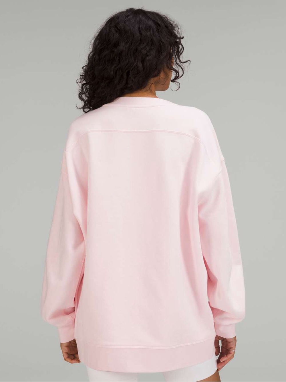 Lululemon Perfectly Oversized Crew- Strawberry Milkshake - Picture 2 of 6